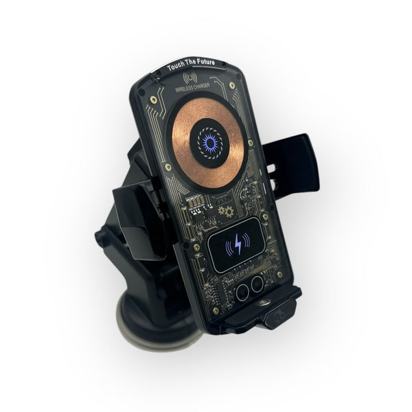 FJ26 Auto Open Wireless Car Mount Charger (black) 15W