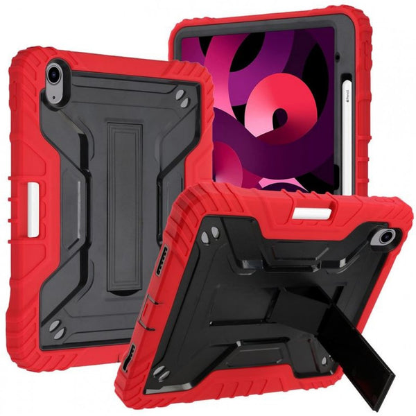 Hybrid Tablet Case w/ kickstand for iPad 10th 10.9" (red)