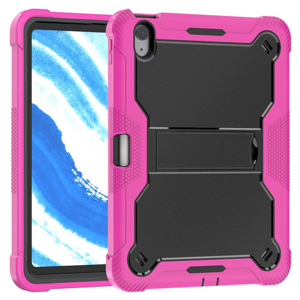 Hybrid Tablet Case w/ kickstand for iPad Air 6 11" 2024 (hotpink)