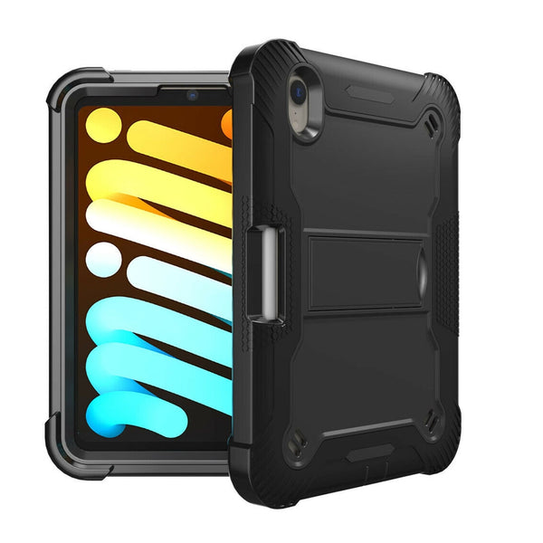 Hybrid Tablet Case w/ kickstand for iPad Mini 6 / 7 (black)