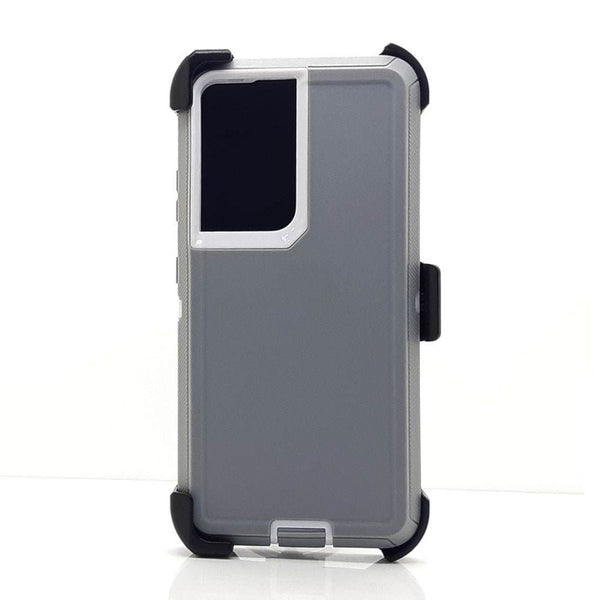 Defender Case w/ Clip For Samsung Note 20 (grey)