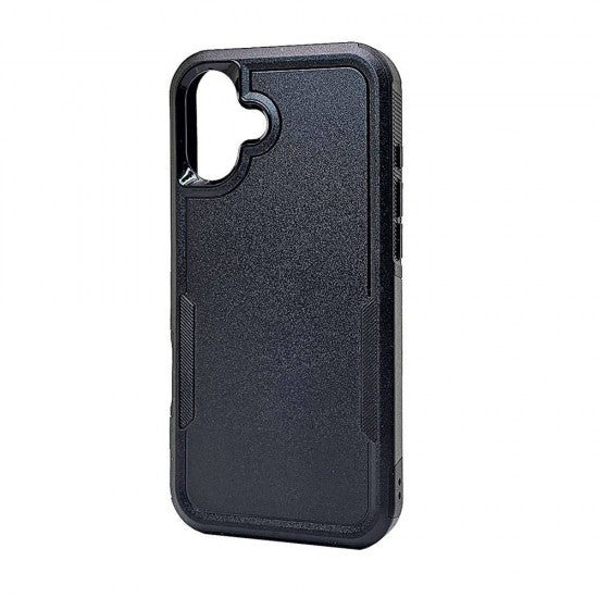 Traveler Hybrid Case For iPhone 16 (black)