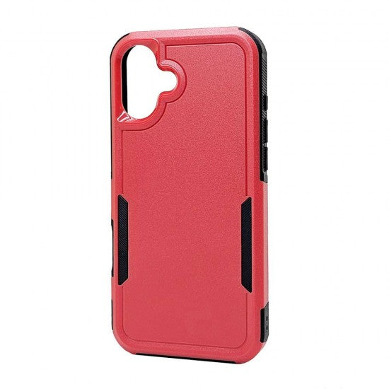 Traveler Hybrid Case For iPhone 16 (red)