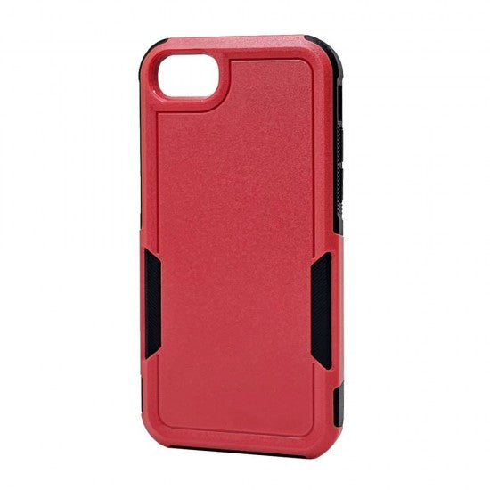 Traveler Hybrid Case For iPhone 8 / 7 / SE2 / SE3 (red)