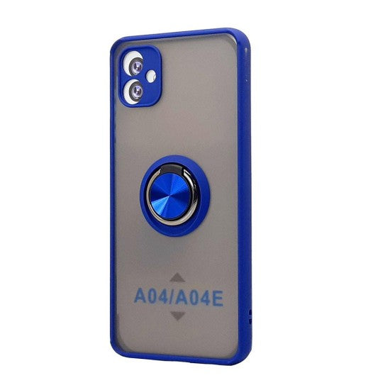 TPU Case w/ Magnetic Ring for Samsung A04(blue)