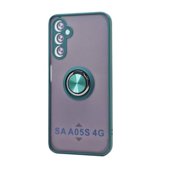 TPU Case w/ Magnetic Ring for Samsung A05S 4G (green)