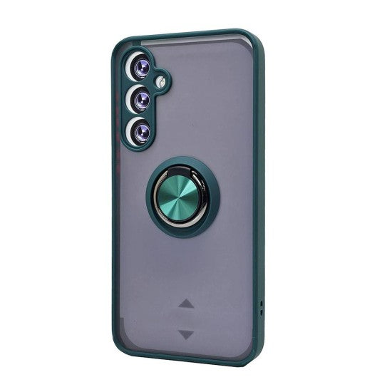TPU Case w/ Magnetic Ring for Samsung A24 4G (green)