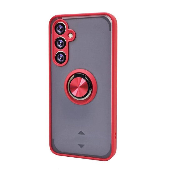 TPU Case w/ Magnetic Ring for Samsung A24 4G (red)