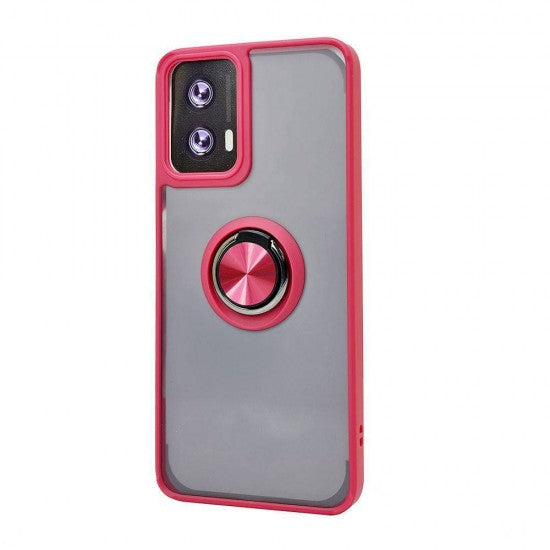 TPU Case w/ Magnetic Ring for Moto Edge 2024 (red)