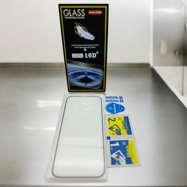 10D Full Cover Tempered Glass Screen Protector For iPhone 15 Pro