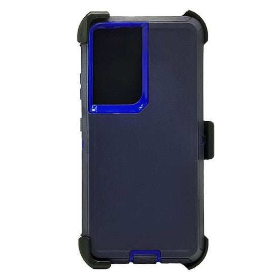 Defender Case w/ Clip For Samsung S24 Ultra (blue)