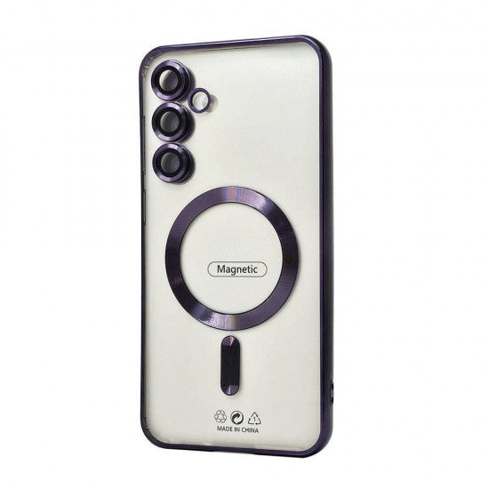 Electroplated Magsafe TPU Case for Samsung Galaxy S23 Ultra (purple)